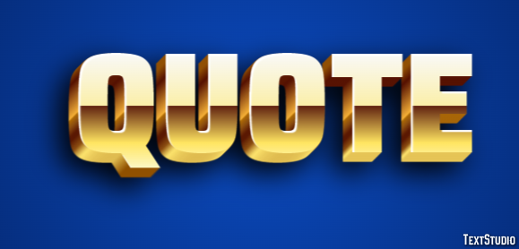 Quote Efekt tekstowy