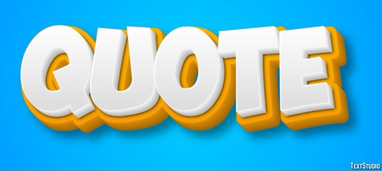 Quote Text Effect