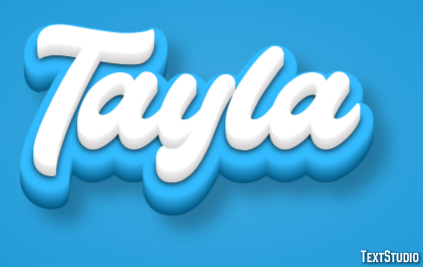 Tayla Effet de texte