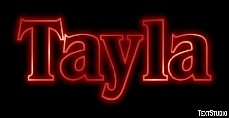 Tayla Effet de texte