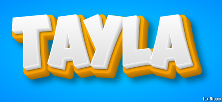 Tayla Text Effect