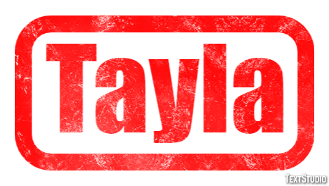 Tayla Effet de texte
