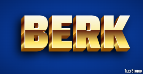 Berk Efecto de Texto