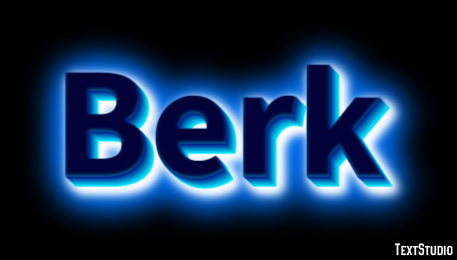 Berk Efecto de Texto