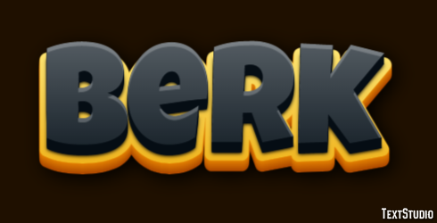Berk Text Effect