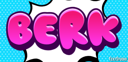 Berk Text Effect