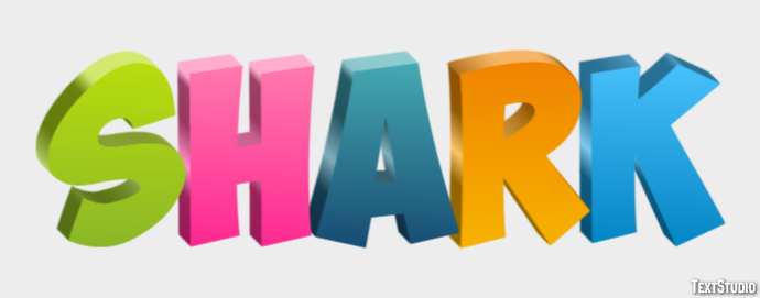 Shark Texteffekt