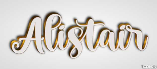Alistair テキスト効果