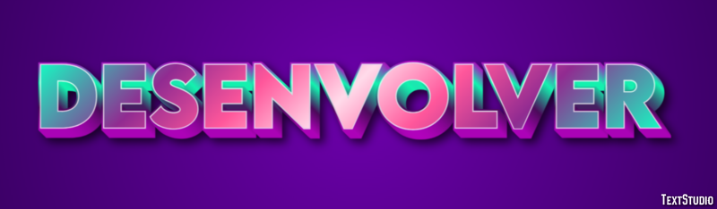 Desenvolver Efeito de texto
