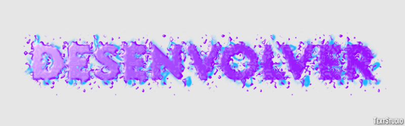Desenvolver Efeito do texto