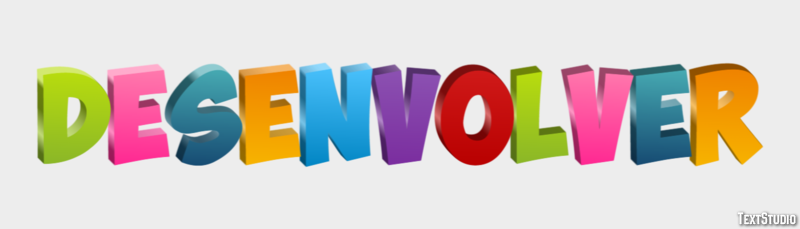 Desenvolver Efeito do texto
