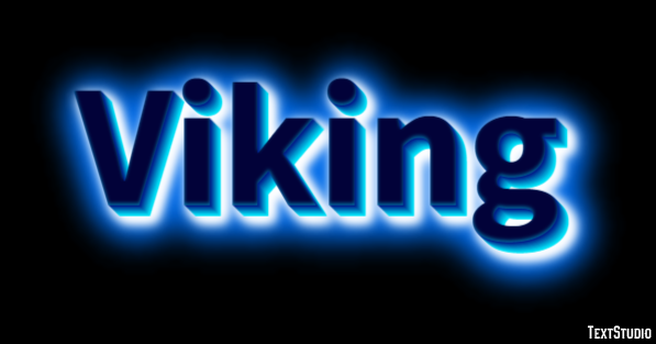 Viking Texteffekt