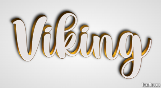 Viking Texteffekt