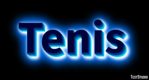 Tenis Efekt tekstowy