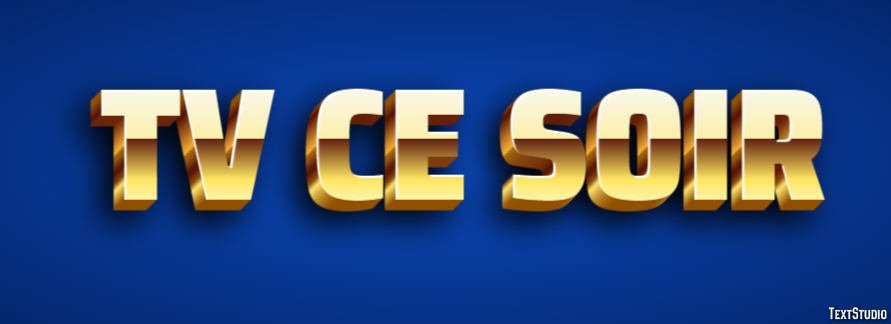 Tv Ce Soir Efeito de texto