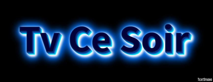 Tv Ce Soir Efeito de texto