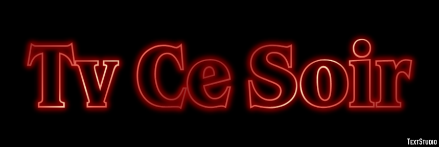 Tv Ce Soir Efeito de texto