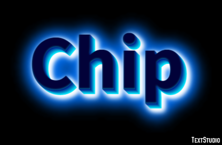Chip Effetto testo