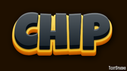 Chip Effetto testo