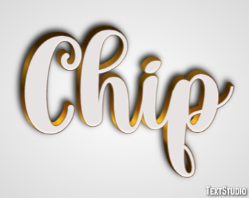 Chip Effetto testo