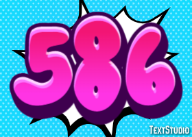 586 Texteffekt