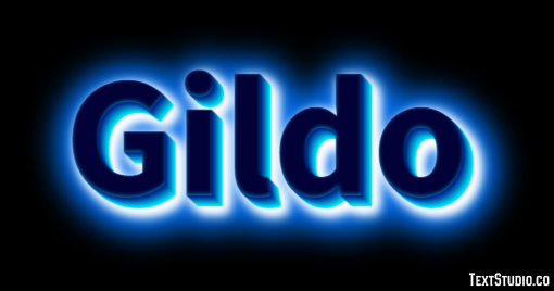 Gildo Effetto testo