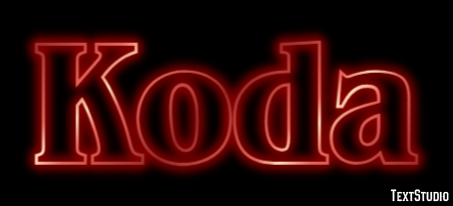 Koda Texteffekt