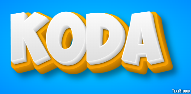 Koda Texteffekt