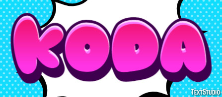 Koda Texteffekt