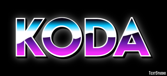 Koda Texteffekt