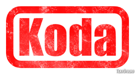 Koda Texteffekt