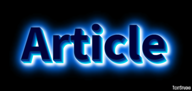 Article Text Effect