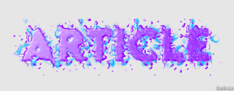 Article Text Effect