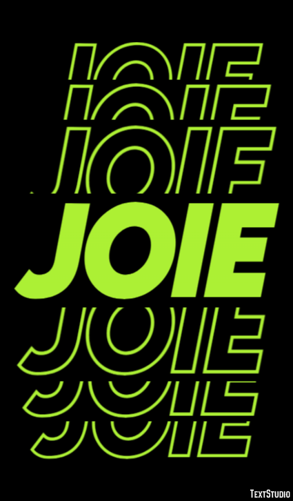 Joie Effet de texte