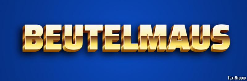 Beutelmaus Effetto testo