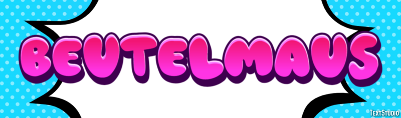 Beutelmaus Texteffekt