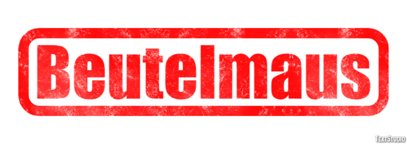 Beutelmaus Effetto testo