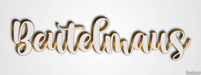 Beutelmaus Effetto testo