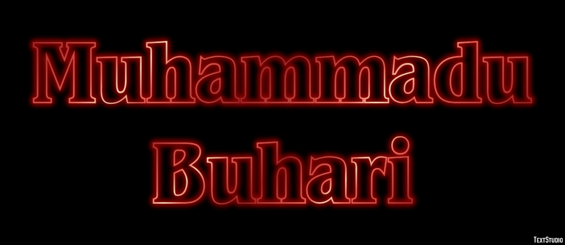 Muhammadu Buhari Text effect