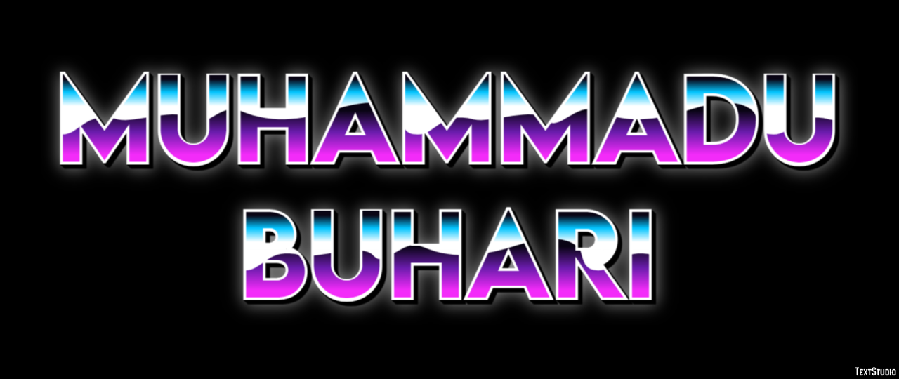 Muhammadu Buhari Text effect