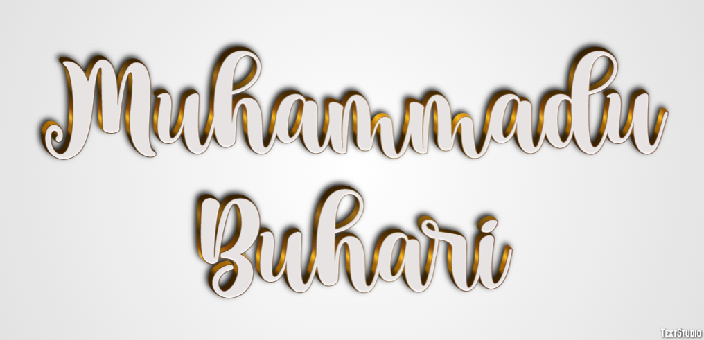 Muhammadu Buhari Text Effect