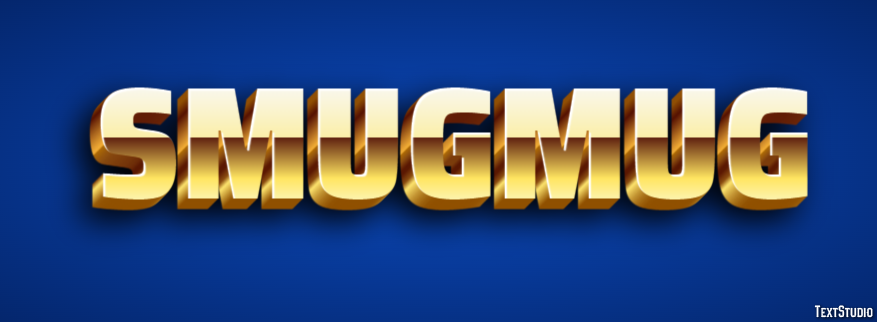 SmugMug Efeito de texto