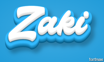 Zaki Text Effect
