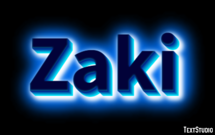 Zaki Text Effect