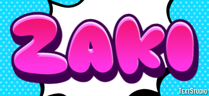 Zaki Text Effect