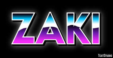 Zaki Text Effect