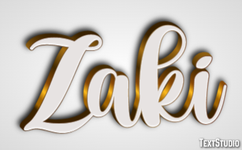 Zaki Text Effect