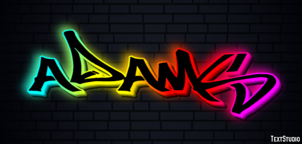 Adams Text Effect
