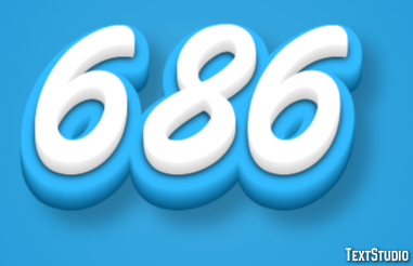 686 Text Effect