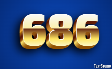 686 Text Effect